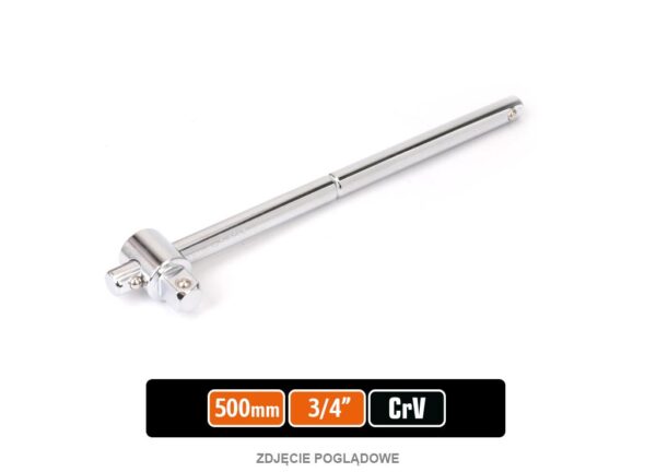 Pokrętło do nasadek TYP T 3/4" 500 mm / TEGER